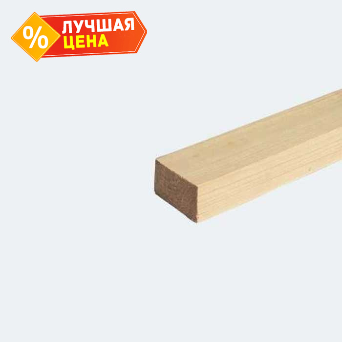 Брусок сухой 75х75х6000 сорт 1