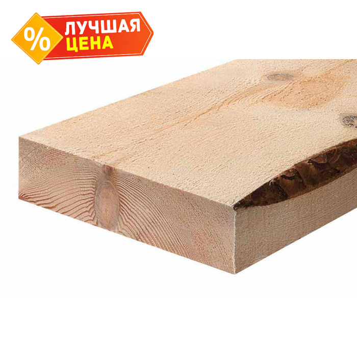 Доска обрезная естественной влажности 32х120х6000 сорт 3